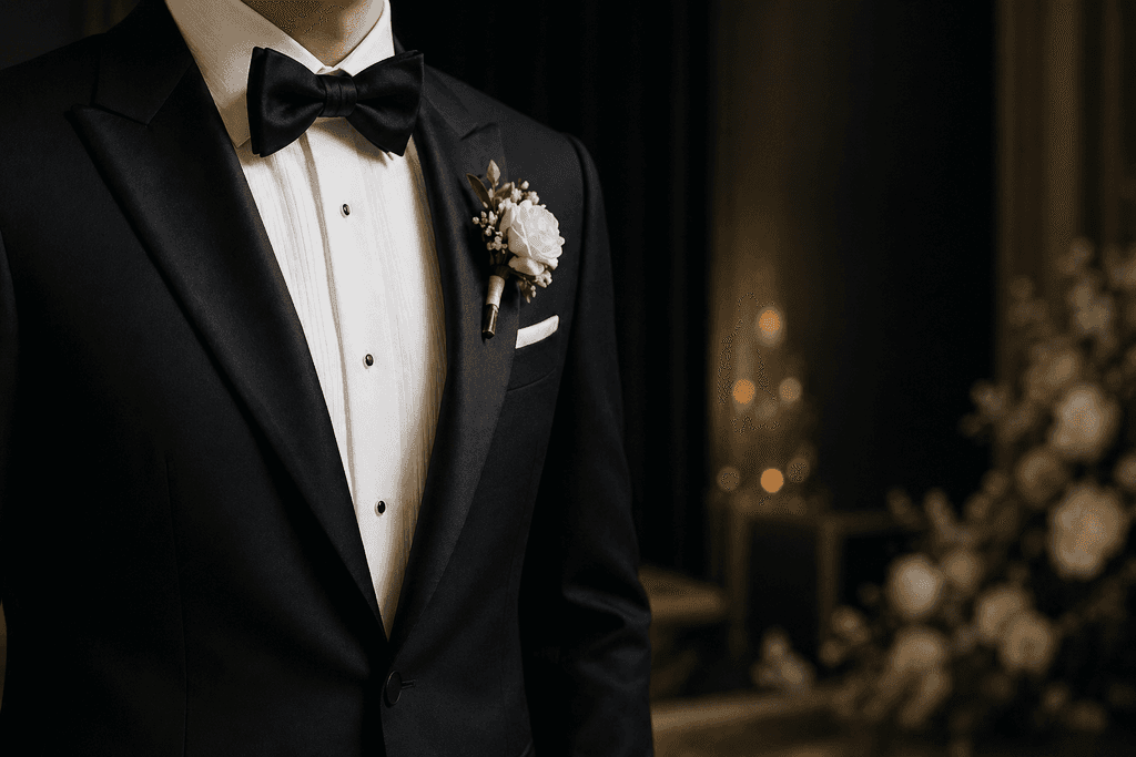 Wedding suit tailored at Wuyue Bespoke Shanghai South Bund